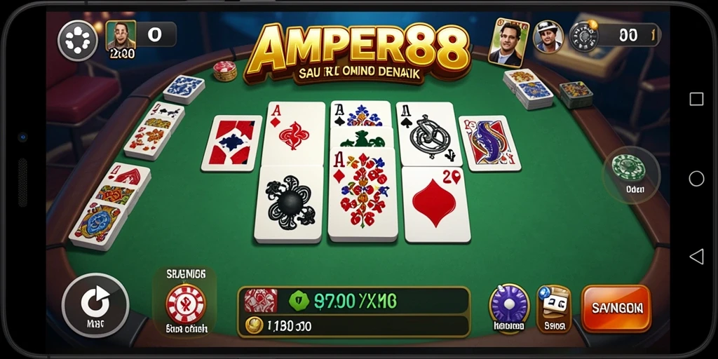 Tampilan gameplay seru di AMPER88 dengan grafis menarik.