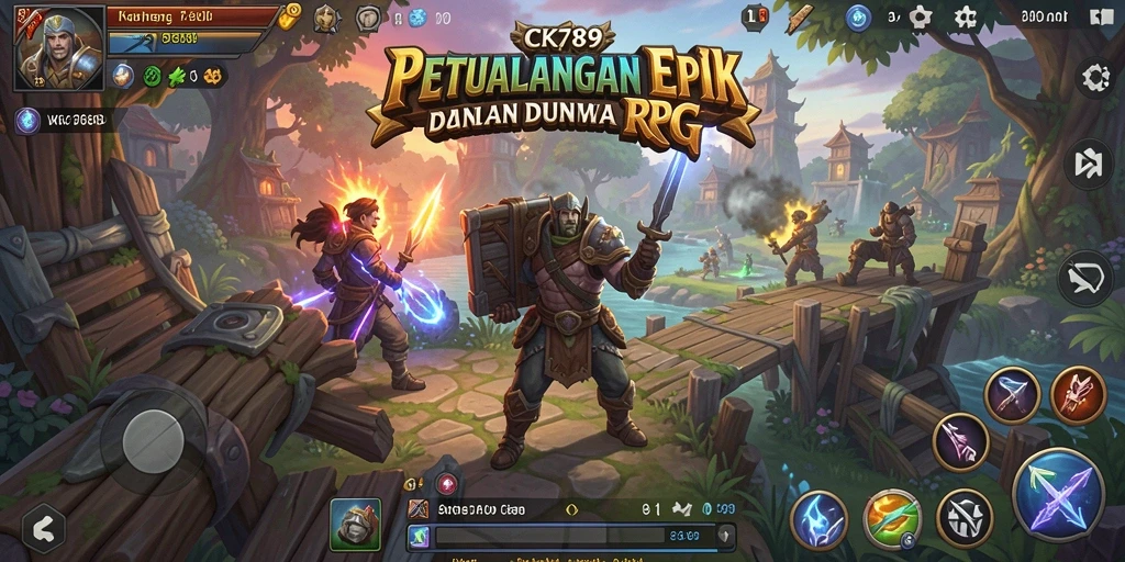 Gameplay seru CK789 dengan grafis menawan dan karakter unik.