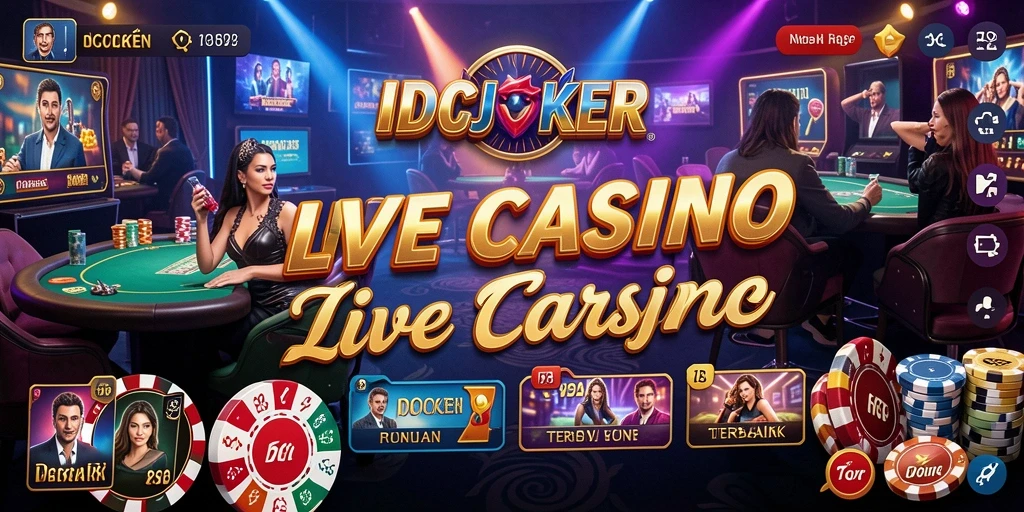 Tampilan gameplay yang mendebarkan dalam aplikasi Live Casino IDCJOKER.