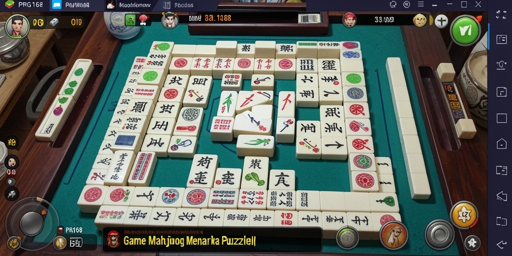 Gameplay PRG168 yang seru dengan berbagai tantangan Mahjong.