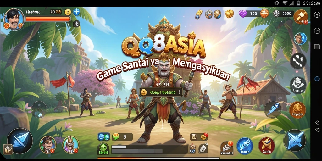 Tampilan gameplay QQ88ASIA yang menyenangkan dan interaktif.