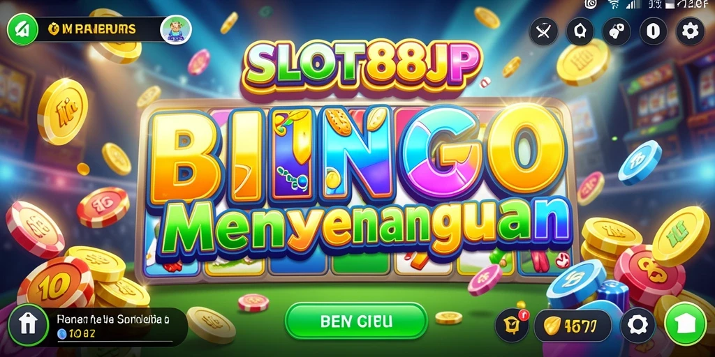 Tampilan antarmuka permainan Bingo yang menarik di SLOT88JP.