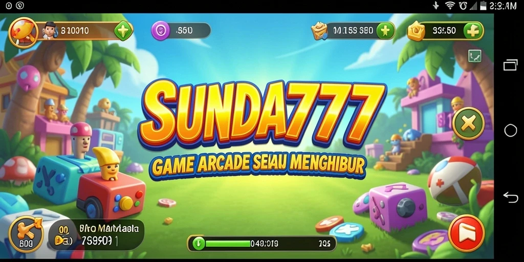 Tampilan gameplay seru dari SUNDA777 yang penuh warna.